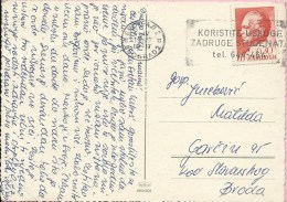 Use The Services Of The Students Cooperative, Beograd, 6.4.1969., Yugoslavia, Postcard - Andere & Zonder Classificatie