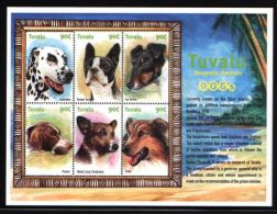 Tuvalu - 2000 Dogs Kleinbogen (2) MNH__(THB-3070) - Tuvalu