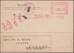 Italie 1947. EMA Montecatini. Cuivre, Agriculture, Acide Sulfurique - Chimie