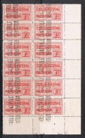 ALGERIE COLIS POSTAL N°12 N** En Bloc De 12, Variété Perforations Manquantes - Parcel Post