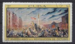 Cuba  1967   50th Ann. Of October Revolution  (o)  1c - Usati