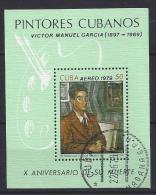 Cuba  1979   Victor Manuel Garcia  (o)  50c - Blocks & Sheetlets