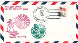 SPACE -  USA - 1983-  SHUTTLE CHALLENGER COVER WITH HONOLULU  POSTMARK AUG 30 1983 - Etats-Unis