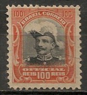 Timbres - Amérique - Brésil - 1913 - Service - Official - 100 Reis - - Servizio