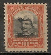 Timbres - Amérique - Brésil - 1913 - Service - Official - 100 Reis - - Oficiales