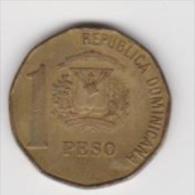 REPUBBLICA DOMENICANA  1 PESO   ANNO 1992 - Dominicaanse Republiek