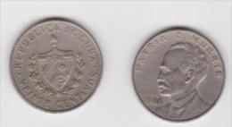 CUBA  20 CENTAVOS    ANNO 1968 - Cuba