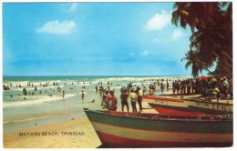 TRINIDAD & TOBAGO - MAYARO BEACH,TRINIDAD / THEMATIC STAMP-FLOWER - Trinidad