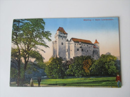 AK 1913 Österreich. Mödling. Veste Lichtenstein. Burg / Schloss. Allein Verlag J. Thomas, Buch U. Papierhandlung. - Mödling