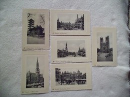 LOT DE 6 CARTES...BRUXELLES...HOTEL DE VILLE..GRAND-PLACE...ETC... - Lotti, Serie, Collezioni