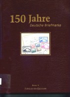 150 Jahre Deutsche Briefmarke Band II Jubiläums-Edition Mit  Goldschnitt Auf Den Seiten Oben Gegen  Verstaubung. - Filatelia E Historia De Correos