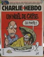 CHARLIE HEBDO N° 860 Du 10/12/2008 - Noël De Crise + Le CD Charlie Hebdo Saute Sur Noël / Marchés Publics Devedjian - Humor