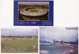 BRASIL - 3 Cartoline Di Stadi (stadion Stadium Estadio Stade) - Autres