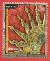 ITALIA REPUBBLICA USATO - 2013 - Arte Orafa - Ostensorio - € 0,70 - S. 3397 - 2011-20: Used