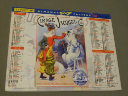 Calendrier 1997 - LAVIGNE - Affiche Ancienne - Cirage Jacquot & Cie - Pierrot - Léonard De Selva - TAPABOR - Formato Grande : 1991-00