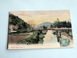 Carte Postale Ancienne : Le Pont Vieux à SAINT-PERAY - Saint Péray