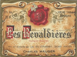 --LES REVALDIERES--12°--75 Cl--CHARLES MAUGER NEGOCIANTS-- - Languedoc-Roussillon