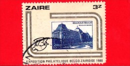 CONGO - ZAIRE - USATO - 1980 - Exposition Philatélique Belgo-Zairoise - 3 - Gebraucht