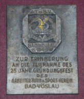 HISTORISCHE MEDAILLEN ÖSTERREICH - BAD-VÖSLAU 1947 - Medal Sports From Austria 1947 - Bronzi