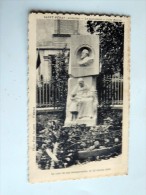 Carte Postale Ancienne : SAINT-PERAY : Le Monument De Jules Bouvat, Le Jour De Son Inauguration, 12 Juillet 1936 - Saint Péray
