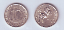 Slovenia 10 Tolarjev 2001 - Slovenië