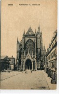 CPA 57 METZ KATHEDRALE U DOMPLATZ  1918 - Metz