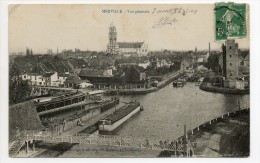 59 - Merville -vue Générale - Péniches - Merville