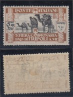 1929 Terza Fiera Di Tripoli 2,55 Lire * - Libië