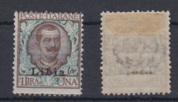 1912 Floreale 1 Lira * - Libya