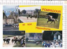 POMPADOUR  Et  Son  HIPPODROME   -   6   Vues  : Château - Champs De Courses Et Diverses Manifestations Hippiques - Arnac Pompadour