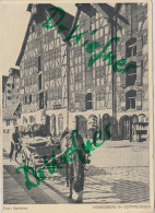 AK: Königsberg, Pferdefuhrwerk Vor Speicherhäusern, Um 1945, Reklame: Streithorst Kaffee, Bremen - Ostpreussen