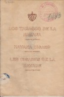 Les Cigares De La HAVANE- +/- 1930-exlibris - Histoire Et Art