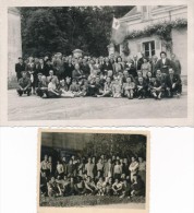 Lot De 2 Photos Congrès Espérantiste (Esperanto) En Bulgarie Années 50 - Photographie Ancienne - No CPA - Bulgarie