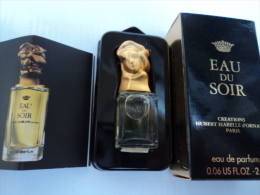 SISLEY CREATION D´ORNANO " EAU DU SOIR" MINI EDP 2 ML AVEC PAPIER  LIRE  & VOIR !!! - Miniatures Femmes (sans Boite)