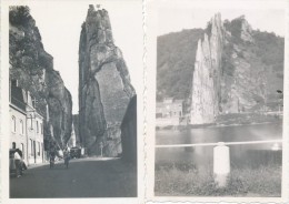 Lot De 2 Photos Amateur Dinant Belgique 1938 - Photographie Ancienne - No CPA - Dinant