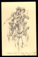 Frohliche Fahrt In's Neue Jahr! / R.R. V. Wichera / M.M.VIENNE Nr. 206 / Around Year 1900 / Old Postcard Traveled - Wichera