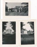 Lot De 3 Photos Amateur Château De Lignerie Chantilly - Juillet 1937 - Photographie Ancienne - No CPA - Chantilly