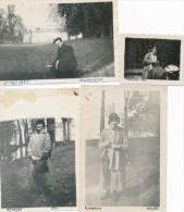 Lot De 4 Photos Amateur Malmaison - Mai 1932 - Photographie Ancienne - No CPA - Rueil Malmaison