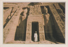 CPA - AK Egypte Abu Simbel Le Temple De Nefertari Assouan Assuan Ägypten Egypt - Temples D'Abou Simbel