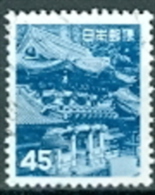 Japan 1952 45 Y. Gest. Tempel Shinto - Schrein Nikko Tōshō-gū Shinto Shrine,Tokugawa Ieyasu Shogun - Oblitérés
