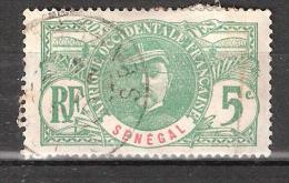 SENEGAL, 1906, Type Faidherbe, Yvert N° 33, 5 C , Obl ,B/TB - Gebruikt