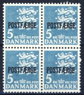 ##Denmark 1972. Postfaerge. Bloc Of 4. Michel 44. MNH(**). - Colis Postaux