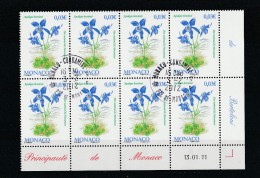 Monaco 2011 - Timbres Yvert & Tellier N° 2780 En Bloc De Huit. - Used Stamps