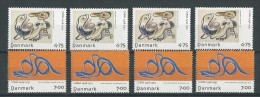 Danemark: 1451 Et 1453 **  (4x) - Ungebraucht