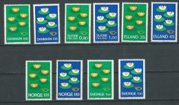 NOR DEM 1977 / ** 5 Séries - Voir Détail - Unused Stamps