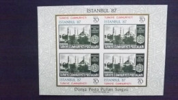 Türkei 2700/01 Block 24 **/mnh, Internationale Briefmarkenausstellung ISTANBUL ’87 - Other & Unclassified