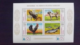 Türkei 3070/3 Block 30 **/mnh, Internationale Briefmarkenausstellung ISTANBUL ’96: Nutztiere - Other & Unclassified