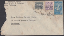 1954-H-14 CUBA. REPUBLICA. 1954. GAVIOTA. URGENTE. ENTREGA ESPECIAL. SPECIAL DELIVERY. - Cartas & Documentos