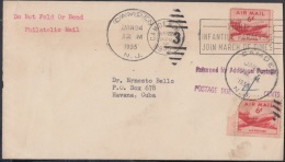 1955-H-18 US. 1955. SOBRE CON TASA POR COBRAR. POSTAGE DUE. CAMDEN. US. 1955. - Brieven En Documenten