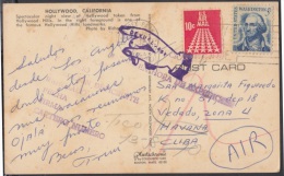 1954-H-20 US. 1954. TARJETA CON MARCA DE DEVOLUCION. FORWARDED POSTMARK. CALIFORNIA. US. 1954. - Cartas & Documentos